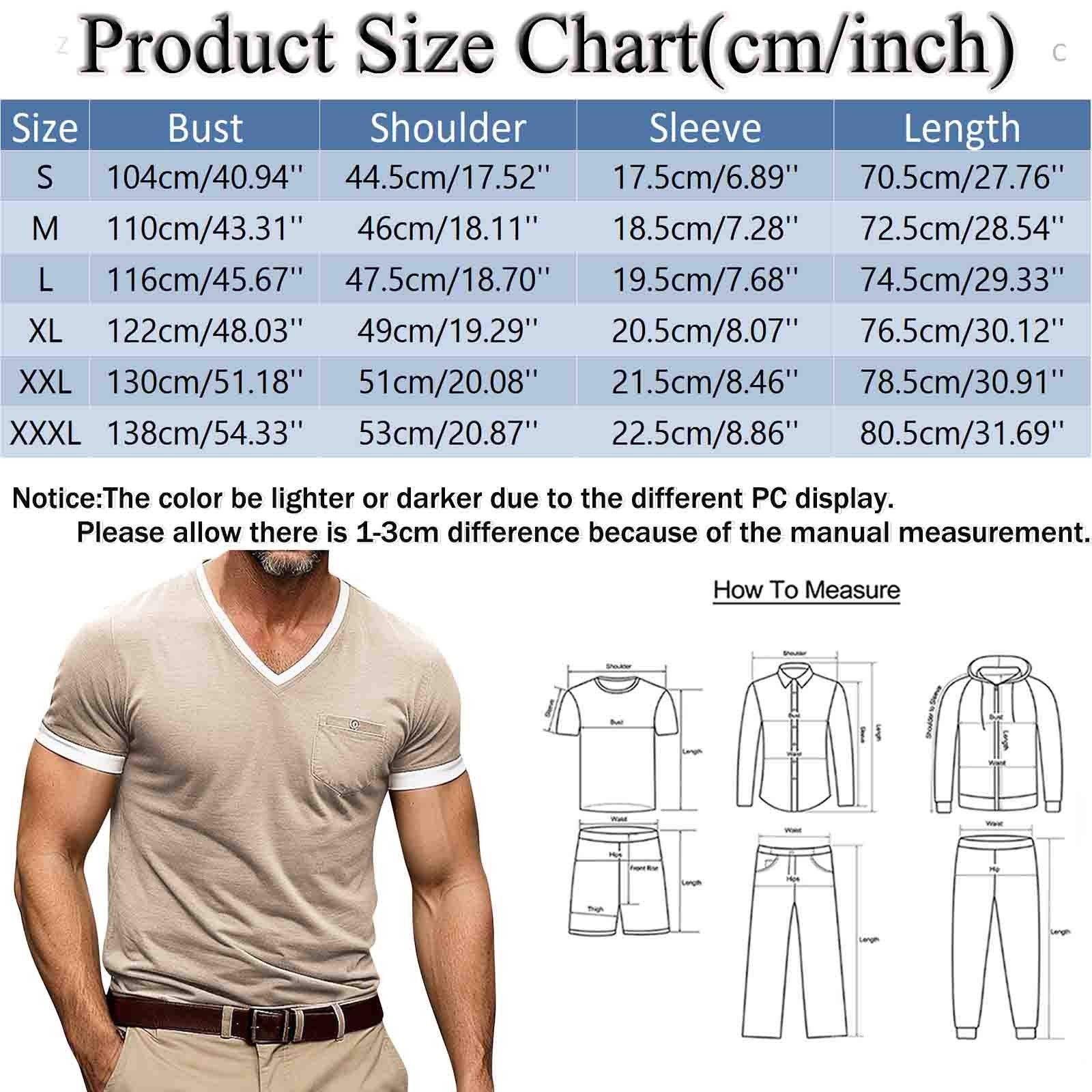 thumbnail image 3 of Camiseta de cuello en V para hombre, de color liso, manga corta, diseño con bolsillo cosido, prenda informal para el día a día, confeccionada en tejido de poliéster ligero, 3 of 5